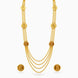Gold Plated Coin Inspired Layered Necklace