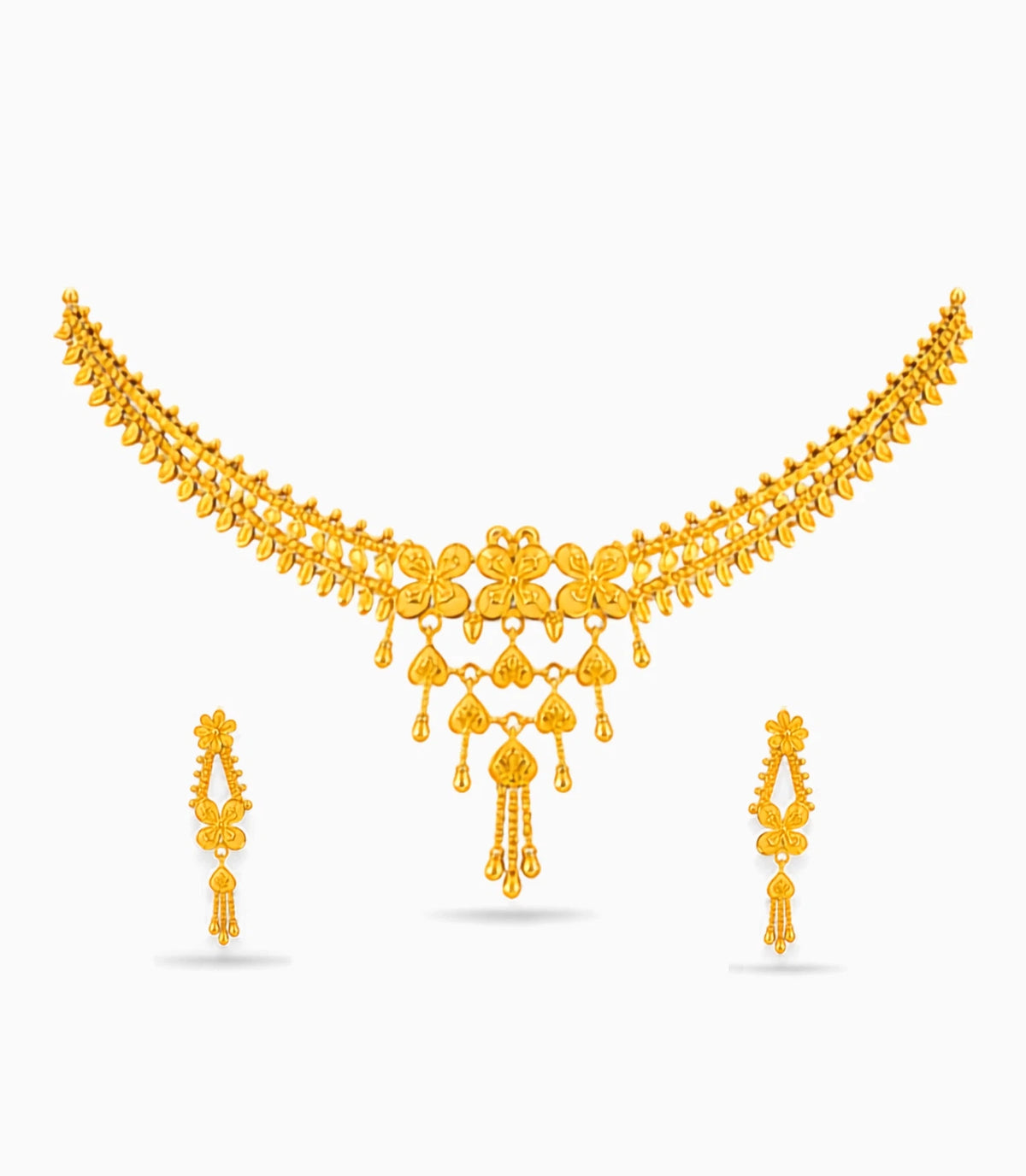 Gold Plated Timeless Necklace Set