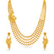Gold Plated Layered Long Necklace