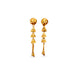 Gold Plated Mini Layer Dangler Earrings
