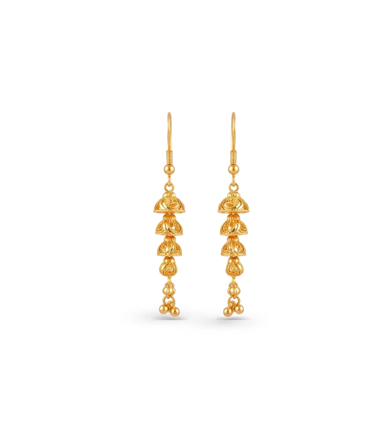 Gold Plated Flawless Dangler Earrings