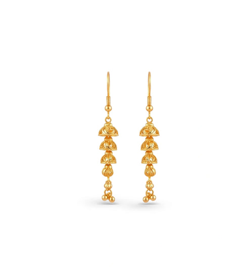 Gold Plated Flawless Dangler Earrings