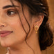 Gold Plated Trendy AD Drop Earrings